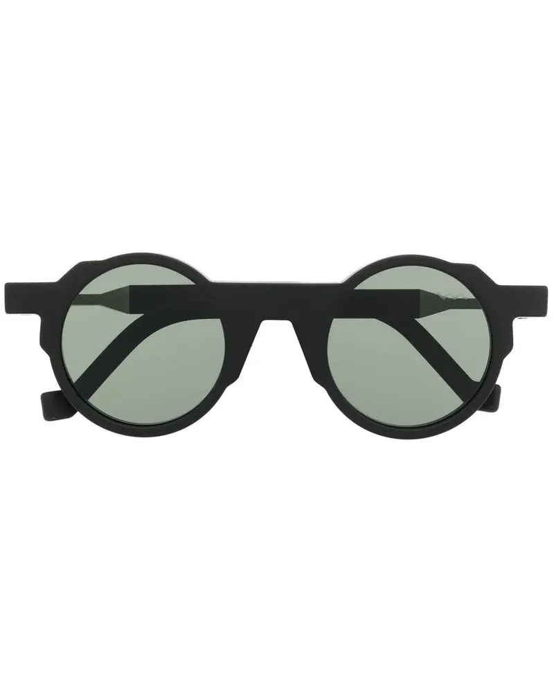 VAVA EYEWEAR Sonnenbrille mit rundem Gestell - Schwarz Schwarz