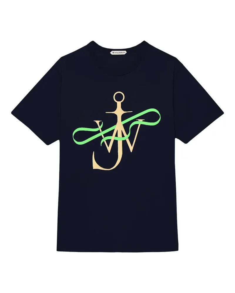 J.W.Anderson T-Shirt mit Anker-Motiv - Blau Blau