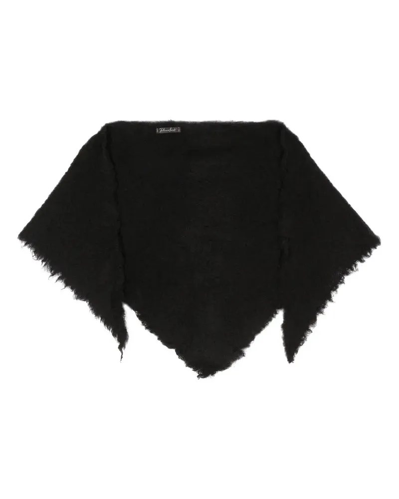 Faliero Sarti Schal mit Finish - Schwarz Schwarz