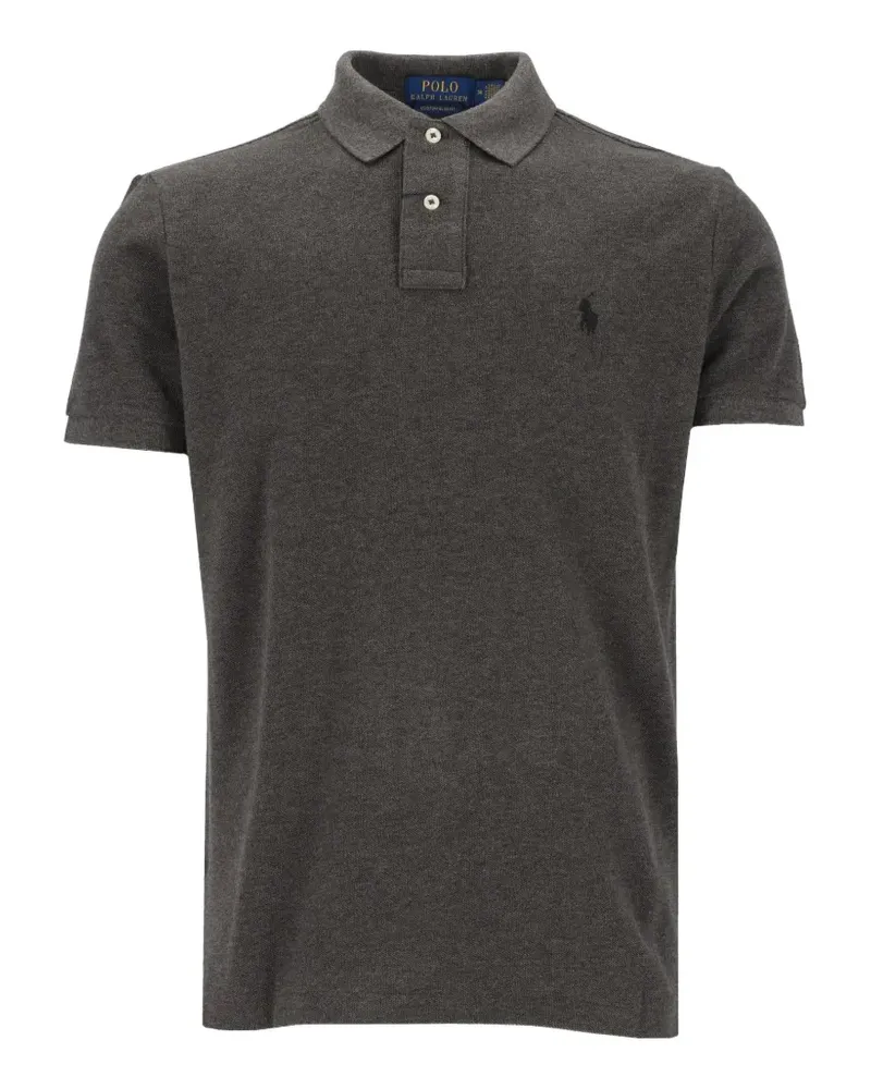 Ralph Lauren Schmales The Iconic Custom Poloshirt - Grau Grau