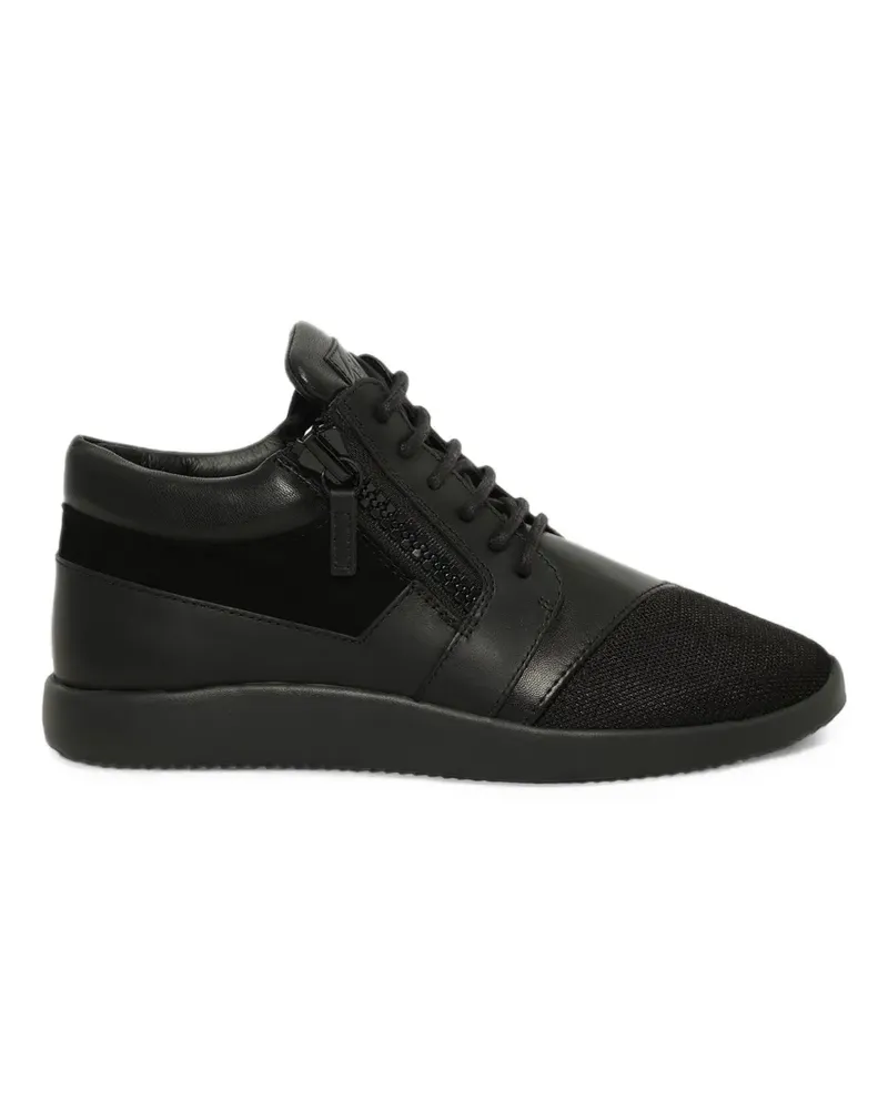 Giuseppe Zanotti The Shark' High-Top-Sneakers - Schwarz Schwarz