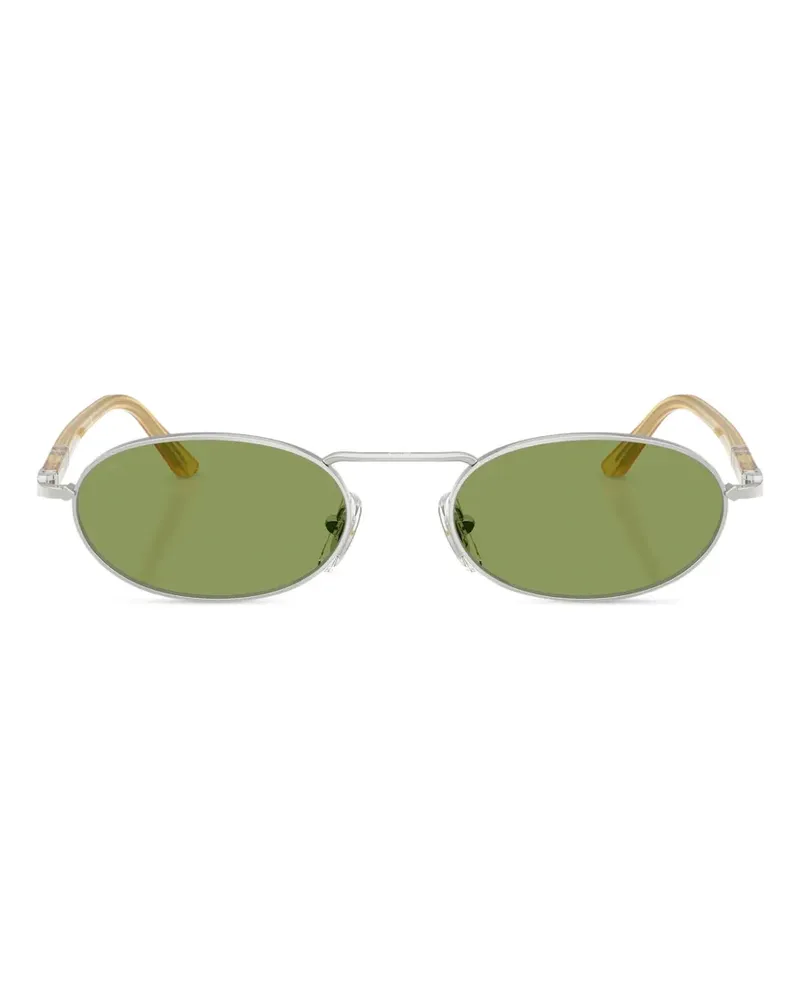 Persol oval-frame sunglasses - Silber Silber