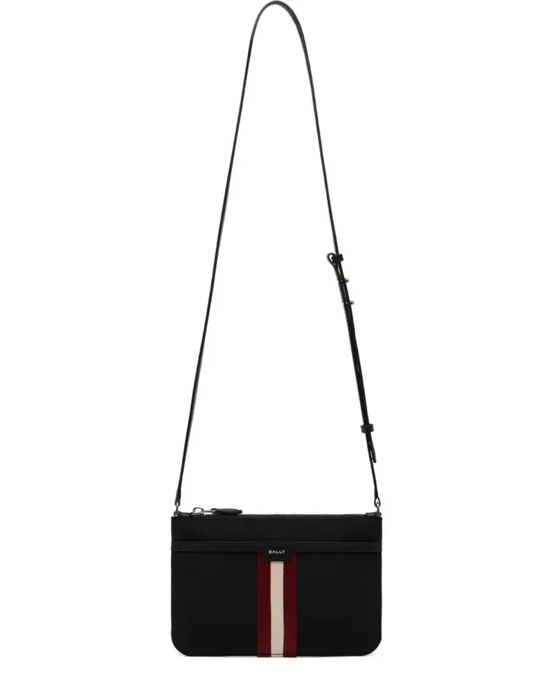 Bally Kuriertasche mit Reißverschluss - Schwarz Schwarz