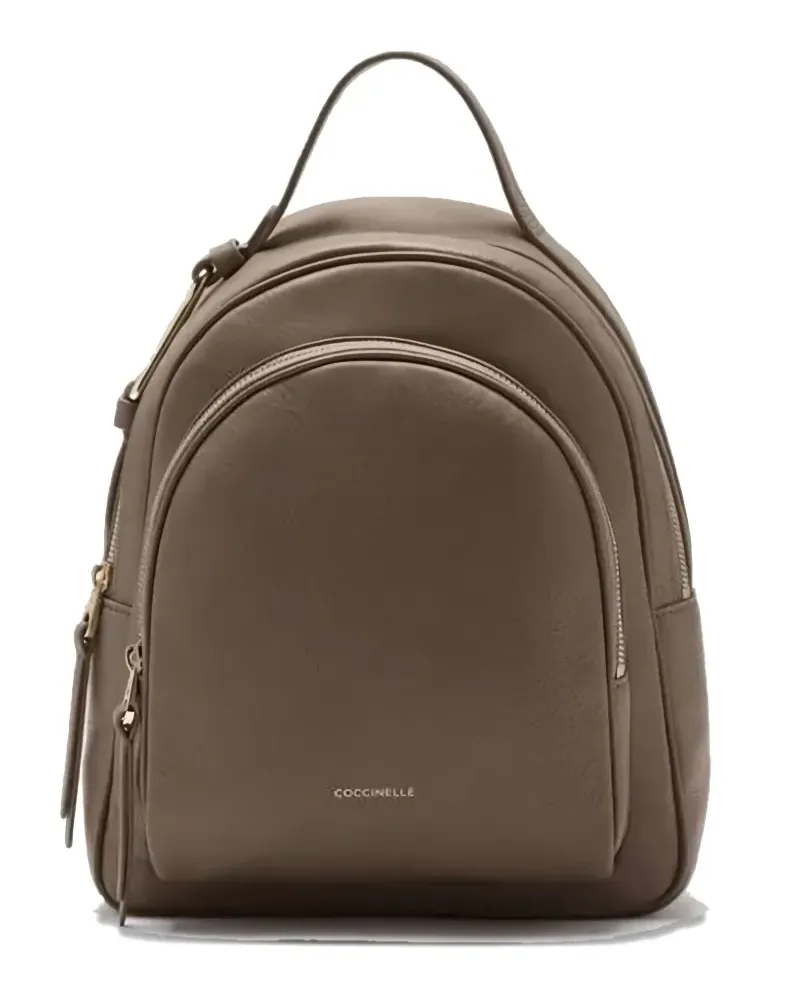 Coccinelle Rucksack mit Zwei-Wege-Reißverschluss - Braun Braun