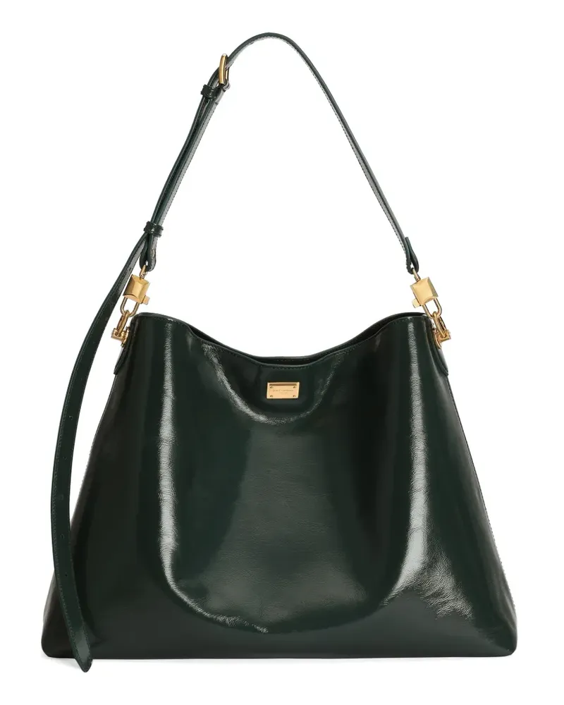 Dolce & Gabbana Umhängetasche Vittoria aus Kalbsleder - Grün Grün