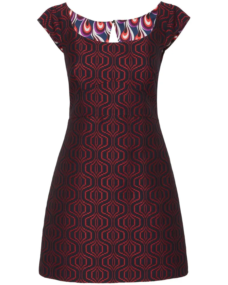 La DoubleJ Arabesque Minikleid - Blau Blau