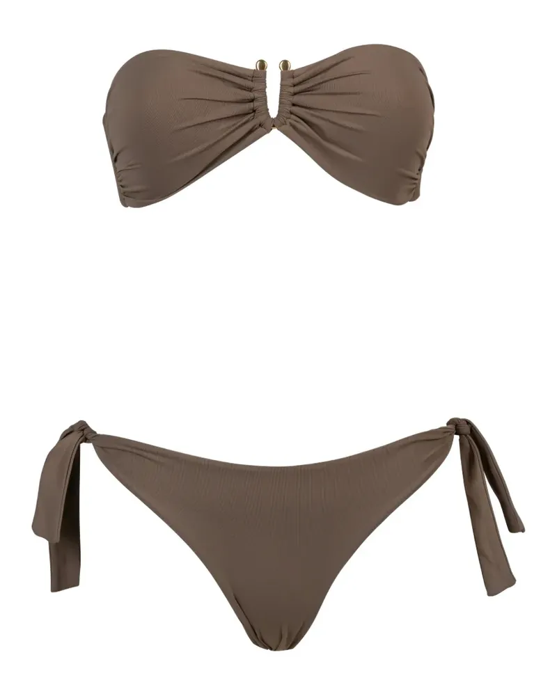 FISICO-Cristina Ferrari knotted bikini - Braun Braun