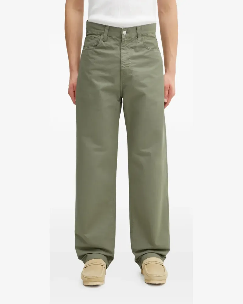 Carhartt WIP Hose mit Logo-Patch - Grün Grün