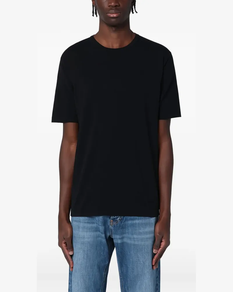Roberto Collina T-Shirt aus Baumwolle - Schwarz Schwarz