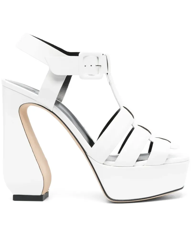 Sergio Rossi Sandalen mit hohem Absatz 130mm - Weiß Weiß