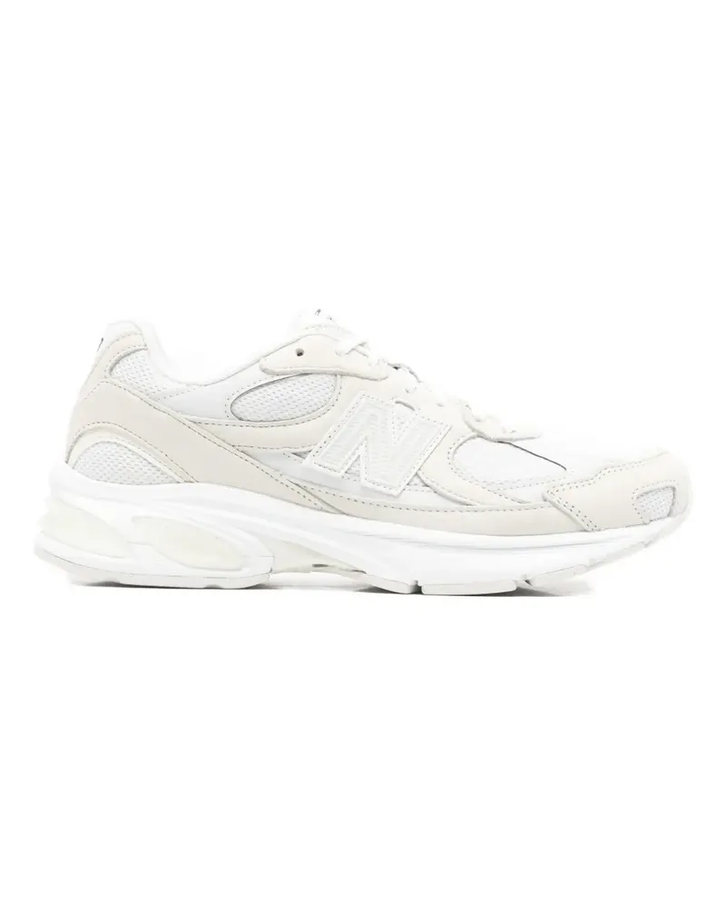 Comme des Garçons x New Balance panelled leather sneakers - Nude Nude
