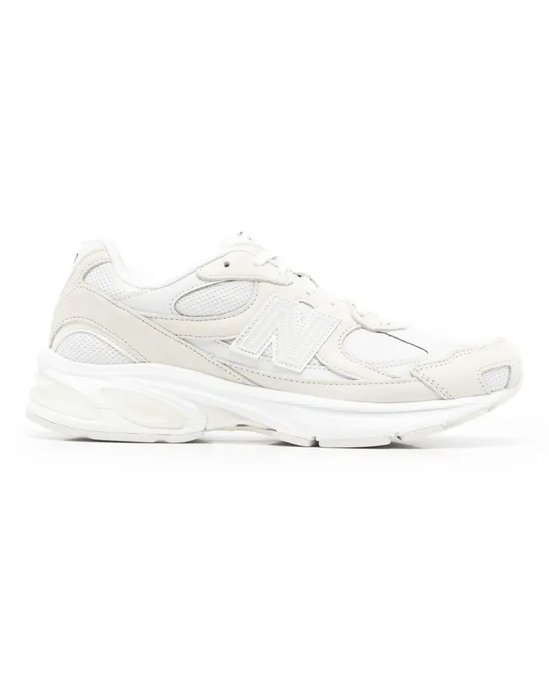 Comme des Garçons x New Balance panelled leather sneakers - Nude Nude