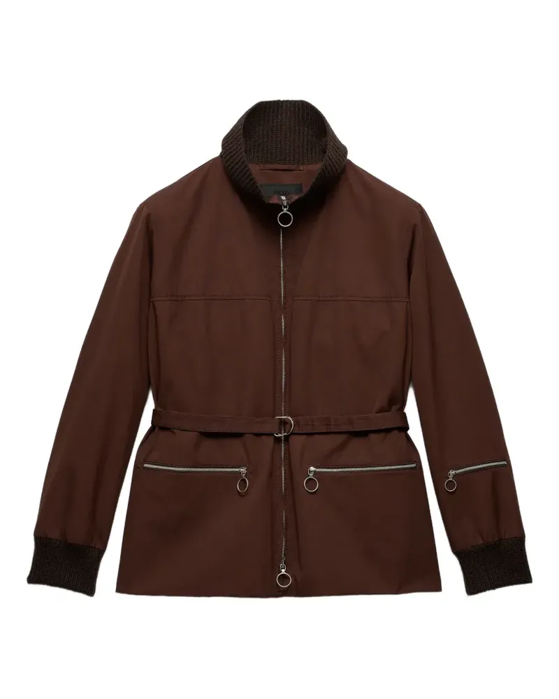 Prada Jacke aus Funktionsstoff - Braun Braun