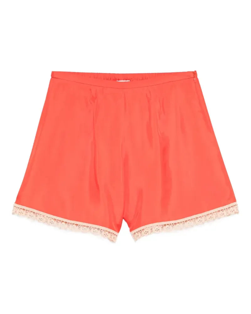 forte_forte lace shorts - Rot Rot