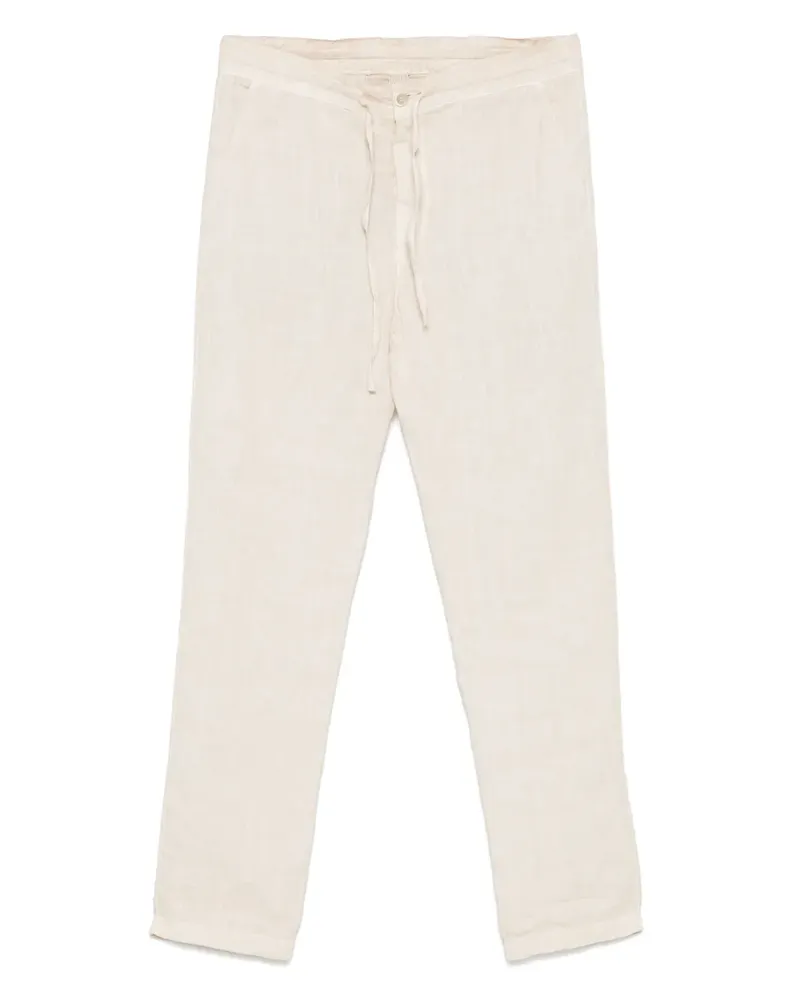 120% Lino Hose mit Kordelzug - Nude Nude