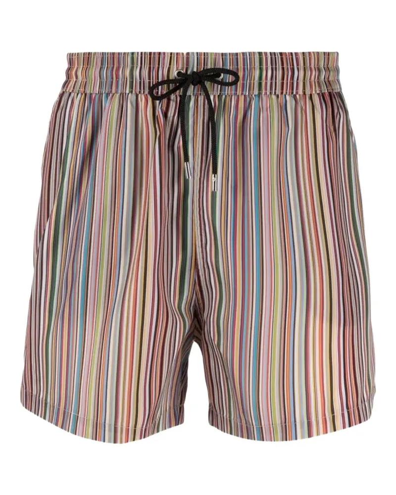 Paul Smith striped swim shorts - Blau Blau