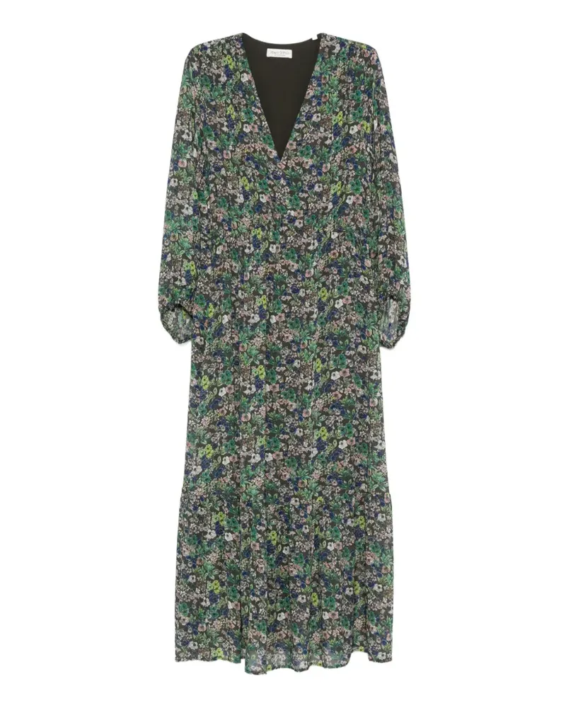 Marc O'Polo floral-print midi dress - Braun Braun