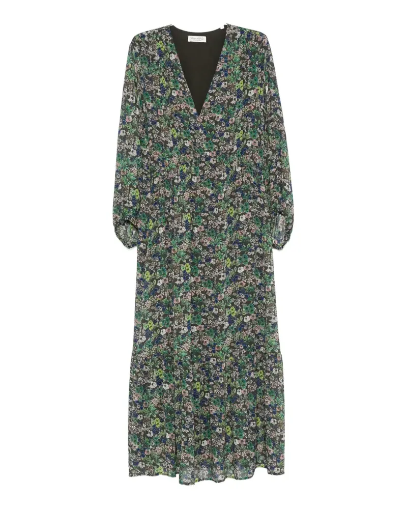 Marc O'Polo floral-print midi dress - Braun Braun