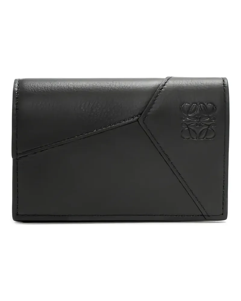 Loewe Puzzle Edge Business Kartenetui - Schwarz Schwarz