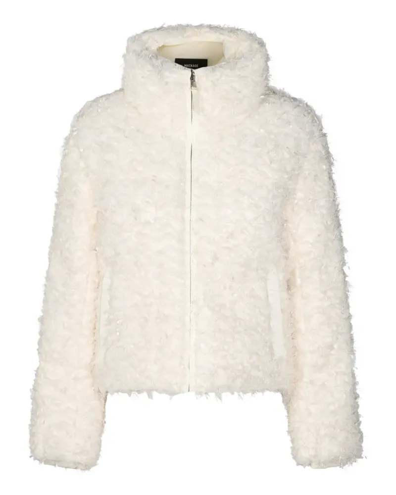 Mackage high-neck textured-finish jacket - Weiß Weiß