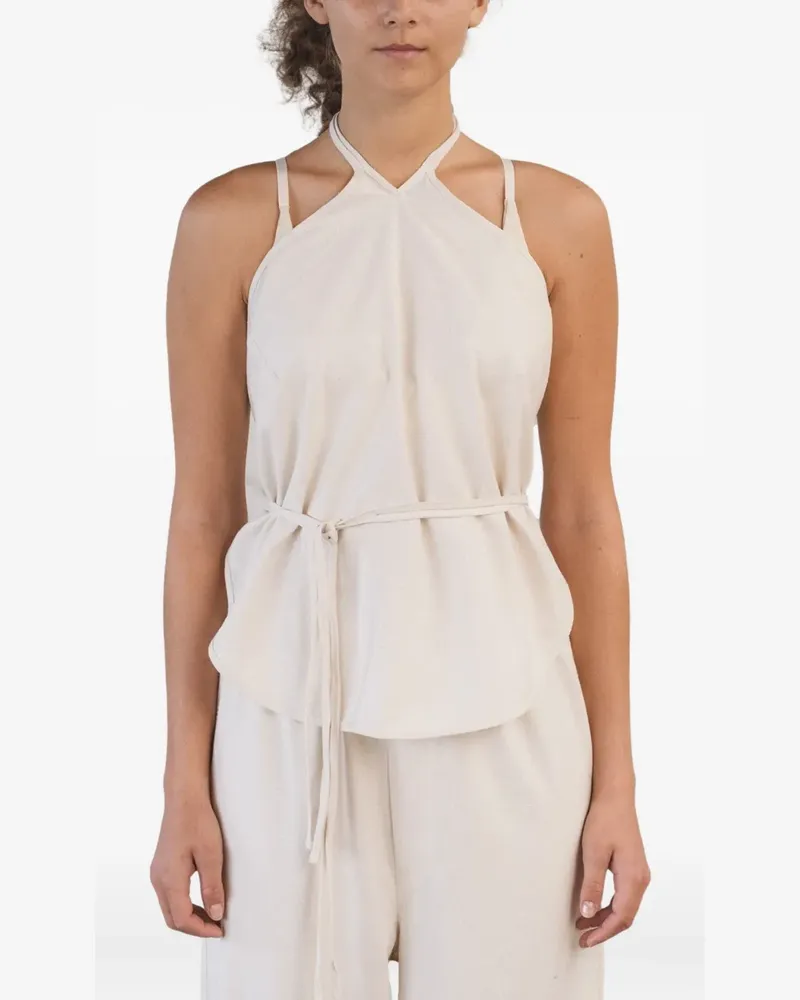 Baserange Mar Neckholder-Top - Nude Nude