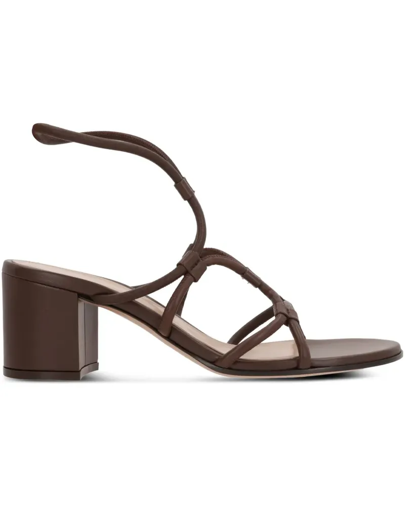 Gianvito Rossi Sandalen mit mehreren Riemen - Braun Braun