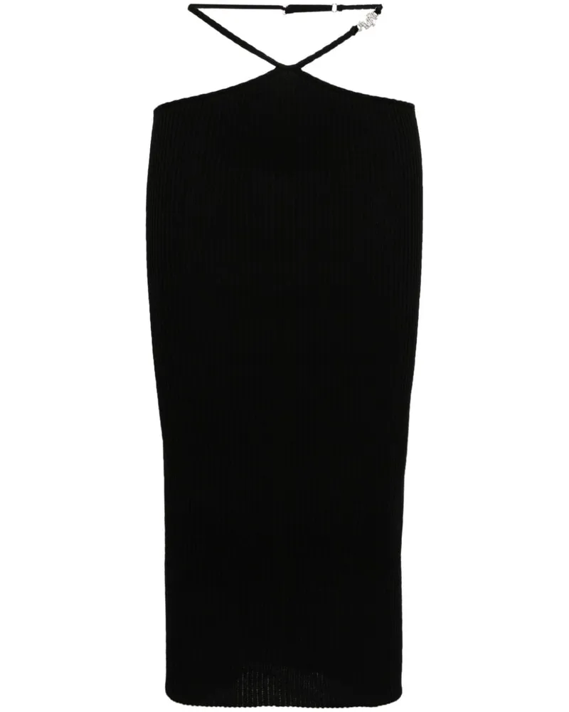 Amiri Minirock mit Riemen - Schwarz Schwarz