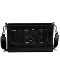 Diesel DSL Schultertasche mit Logo-Prägung Schwarz