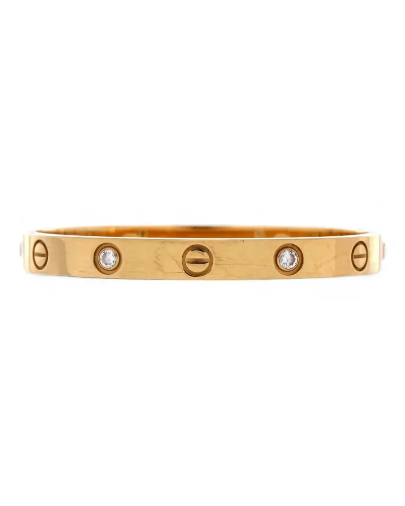 Cartier Love 4 Diamond 18K Yellow Gold with Diamonds bracelet Gold