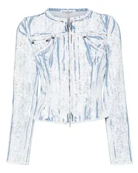 Acne Studios Jeansjacke mit Pigment Blau