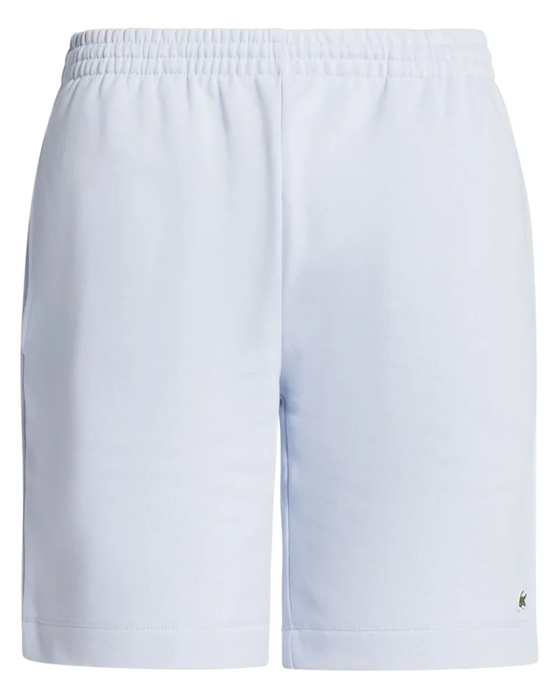 Lacoste Fleece-Shorts mit Logo-Applikation Blau