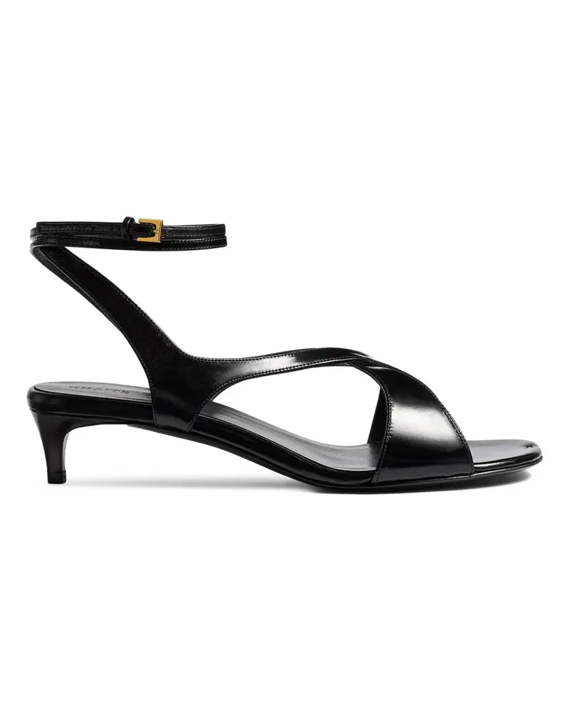 KHAITE Liria Sandalen mit Kitten-Heel - Schwarz Schwarz