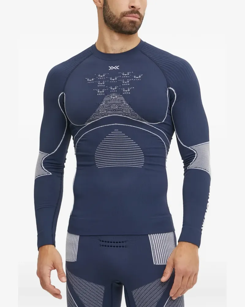 X-Bionic Energy Accumulator 4.0 Langarmshirt - Blau Blau