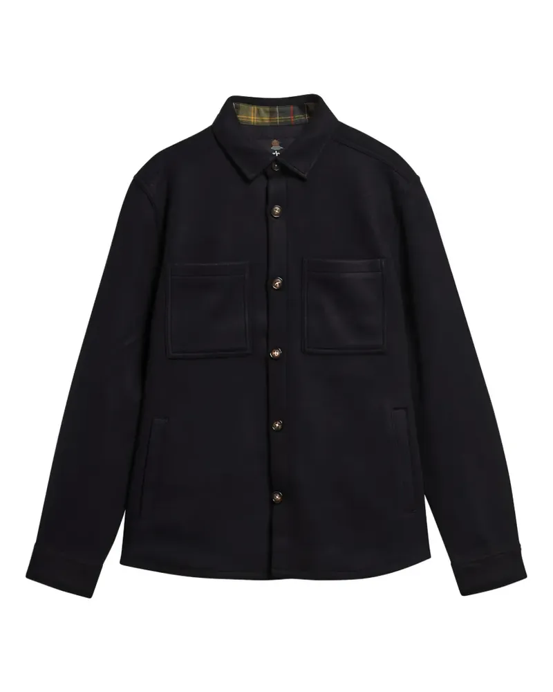 Barbour Marltown Hemdjacke aus Wollgemisch - Blau Blau