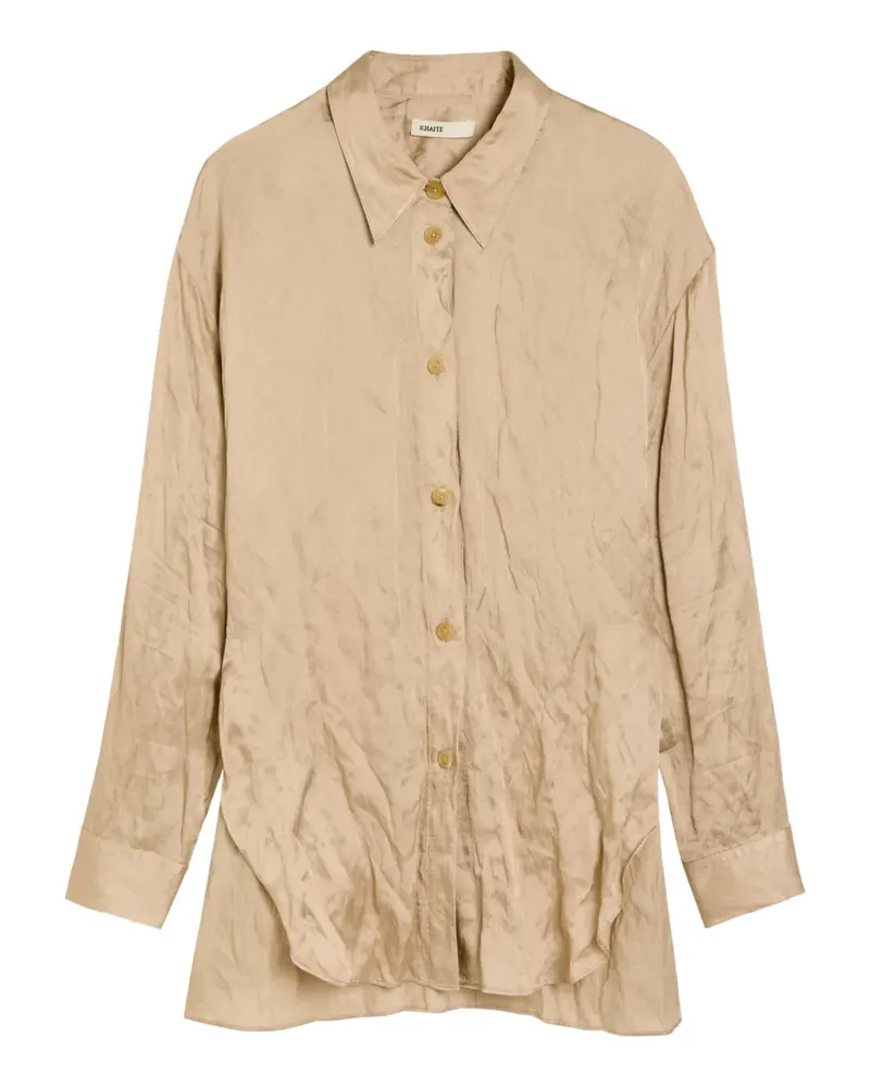 KHAITE buttoned shirt - Nude Nude