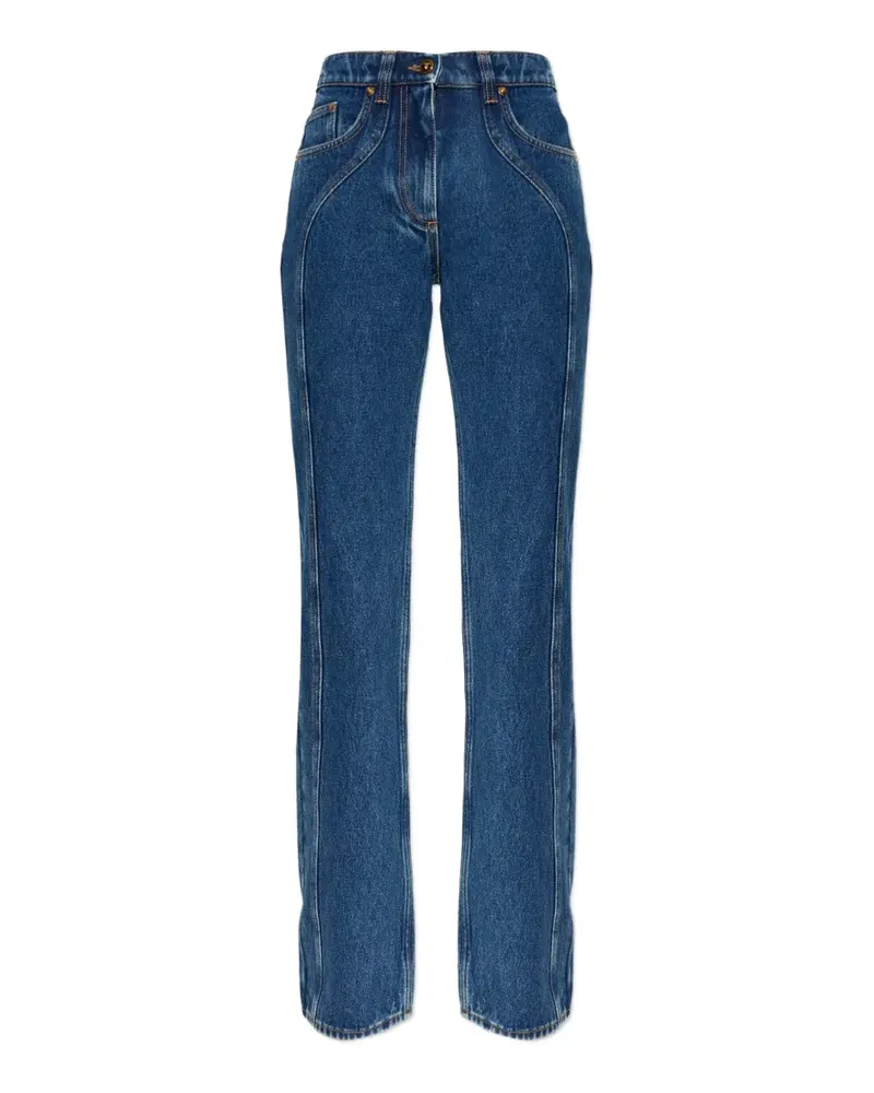 Versace high-waist straight jeans - Blau Blau