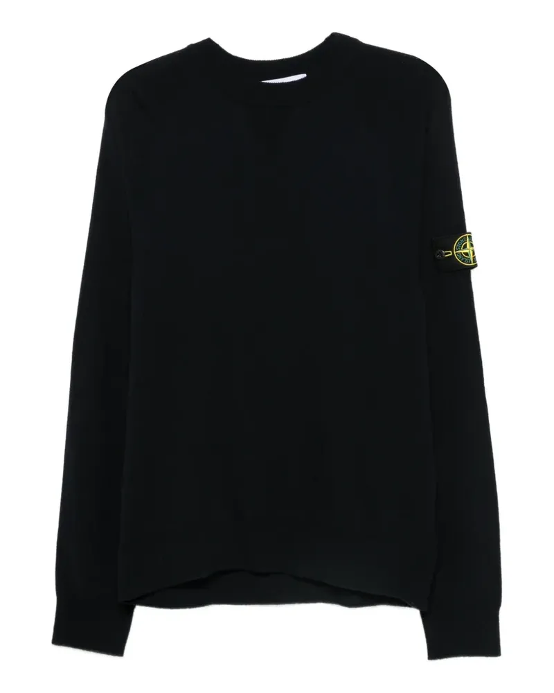 Stone Island Langärmeliger Pullover - Schwarz Schwarz