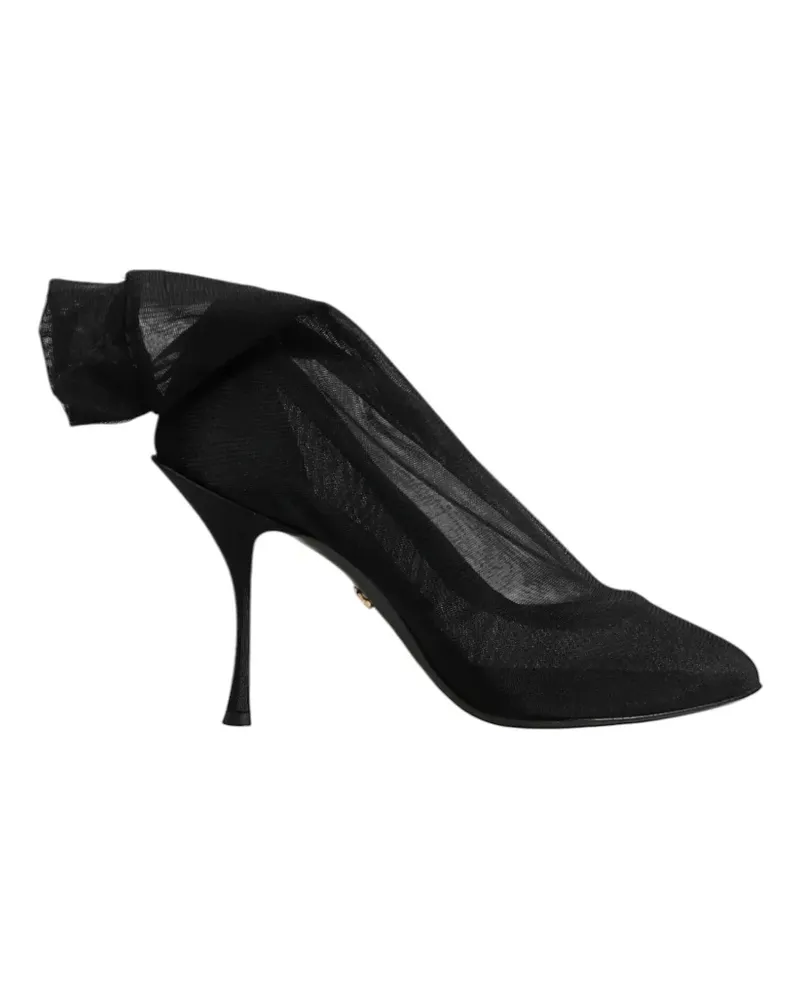 Dolce & Gabbana Stiefeletten mit Schleifendetail - Weiß Weiß