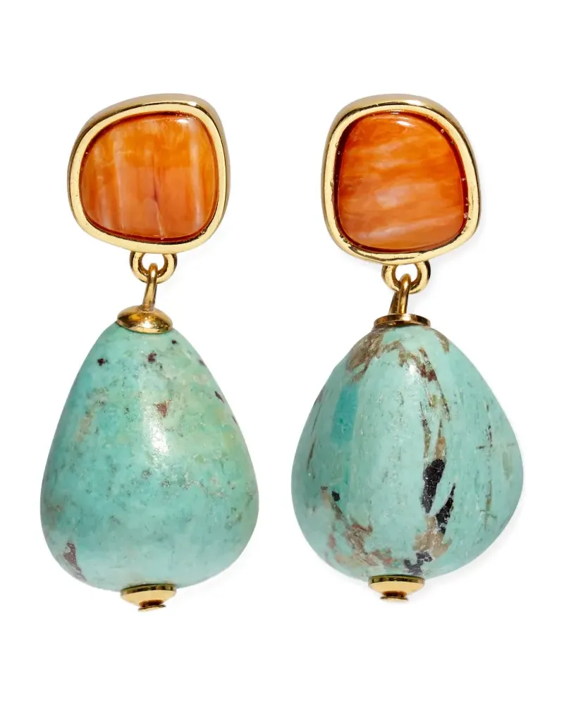 Lizzie Fortunato Citrus Splash drop earrings - Gold Gold