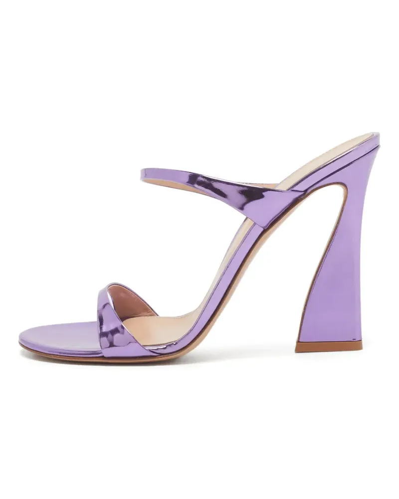Gianvito Rossi Aura Pantoletten aus Lackleder - Violett Violett
