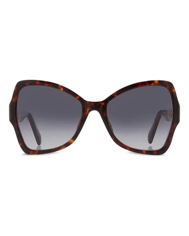 Moschino chain-link sunglasses - Braun Braun