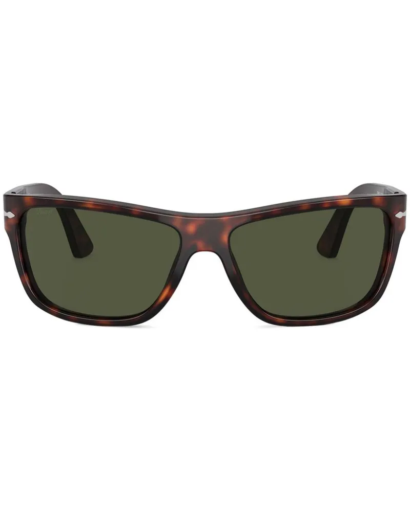 Persol Sonnenbrille mit eckigem Gestell - Braun Braun
