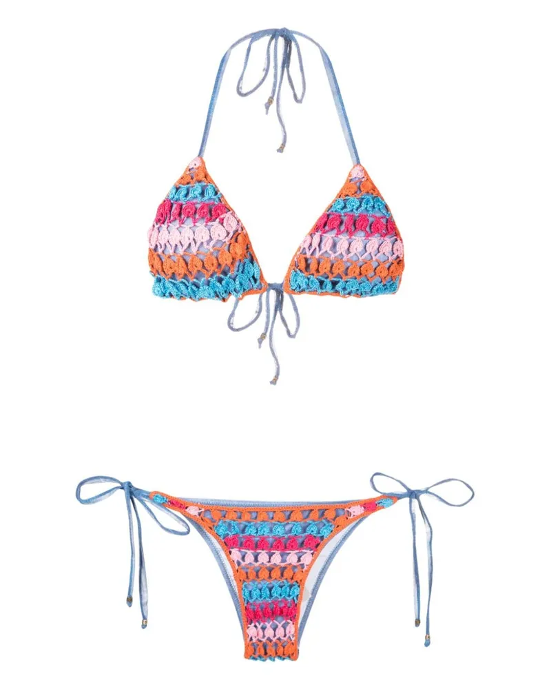 Amir Slama Gehäkelter Bikini - Mehrfarbig Mehrfarbig