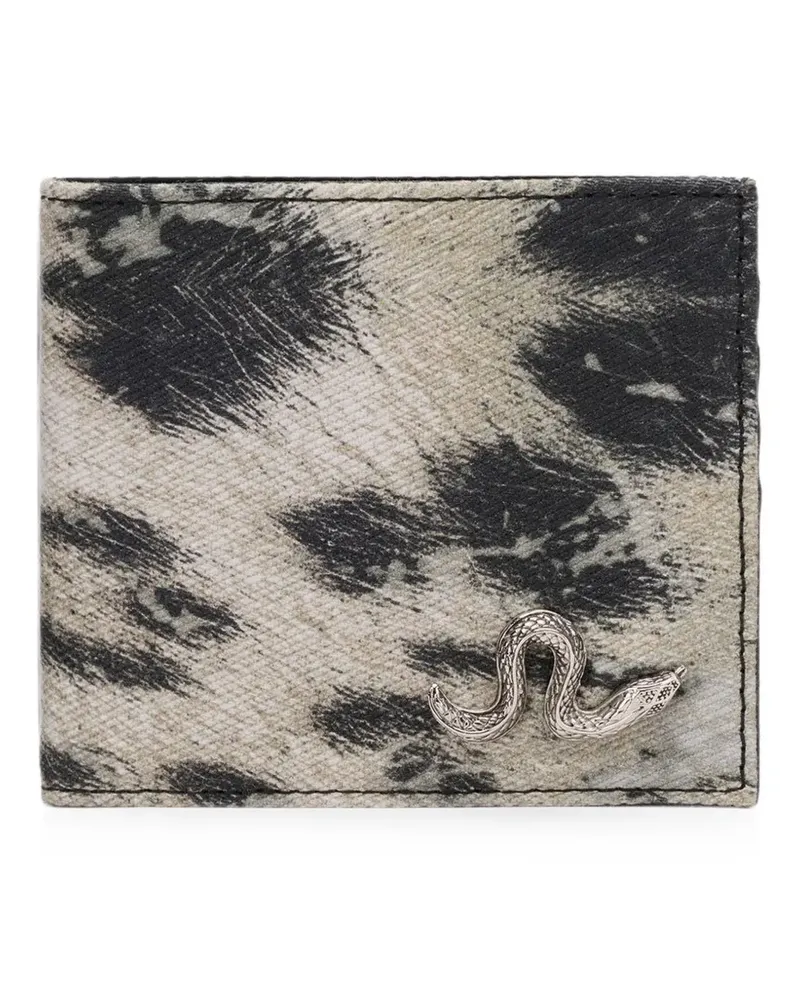 Roberto Cavalli Portemonnaie mit Animal-Print - Nude Nude