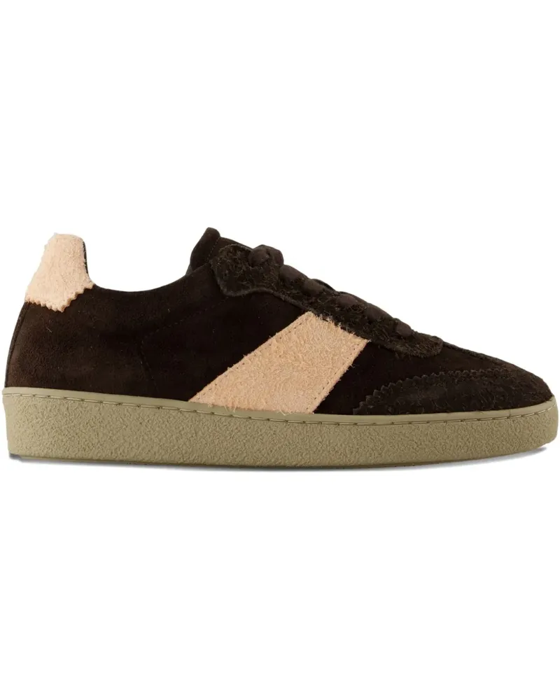 Samsøe & Samsøe Sanoa Sneakers mit Wildledereinsätzen - Braun Braun