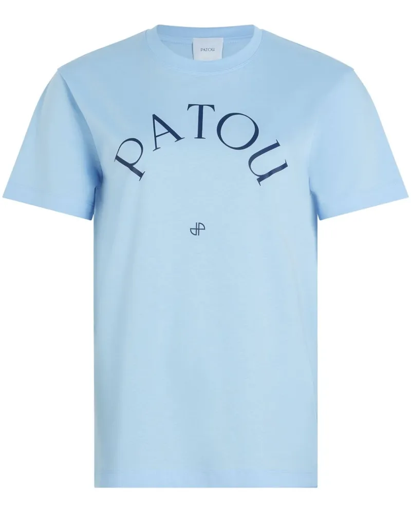 Patou T-Shirt mit Monogramm - Blau Blau