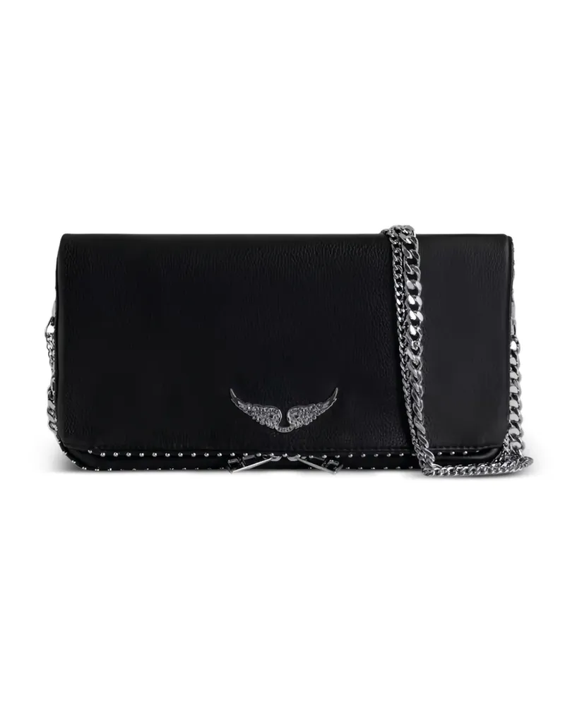 Zadig & Voltaire wings stud shoulder bag - Schwarz Schwarz