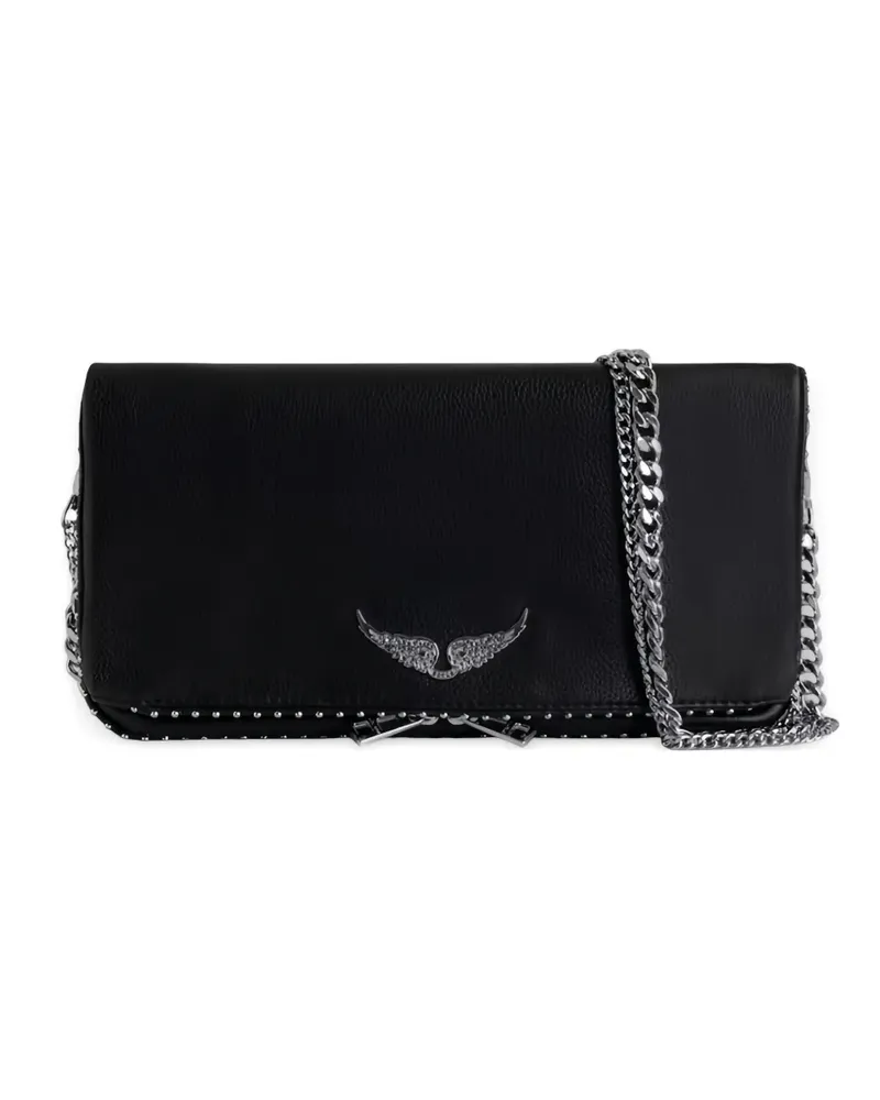Zadig & Voltaire Schultertasche mit Nieten - Schwarz Schwarz
