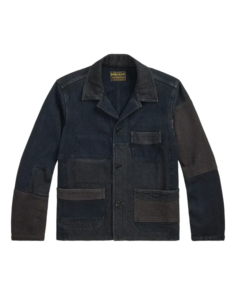 Ralph Lauren Utility-Jacke im Patchwork-Look - Blau Blau