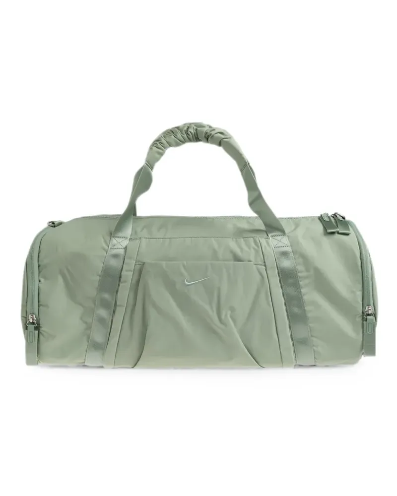 Nike Duffel logo-embroidered ruched-handle holdall - Grün Grün